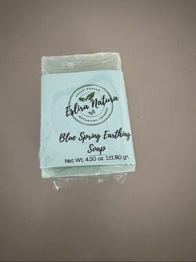 Blue Spring Earthing Soap - Blue and Tan colors- 4.30 oz.
